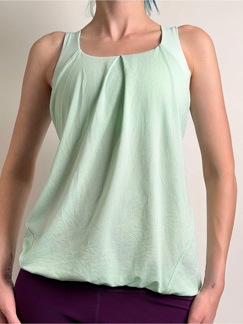 LULULEMON Nouveau Limits Tank in Sea Mist Yoga Pilates Training Teal Green XS 2